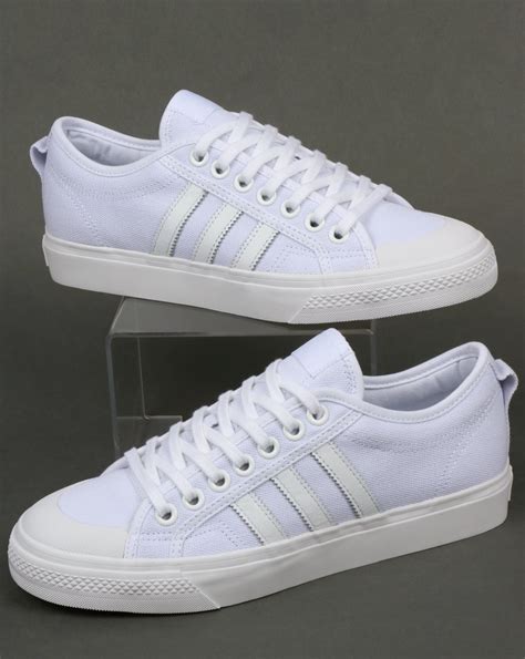 adidas nizza weiß 37|White adidas Originals Nizza Shoes.